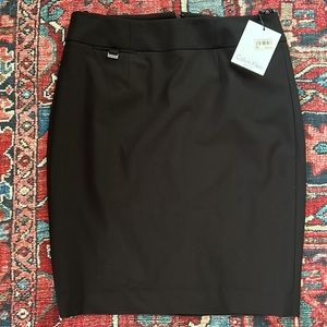 New with tags Calvin Klein Black Pencil Skirt, 4 petite, lined